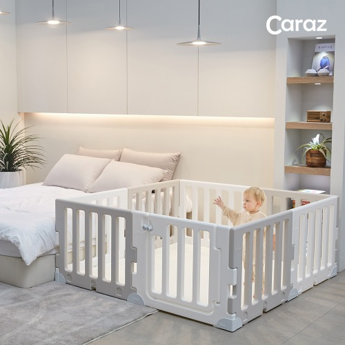 Leaf Babyroom Circle  - Hàng rào chắn / Quây cũi nhựa kiểu dáng hình chiếc lá bảo vệ an toàn cho bé Sản Xuất tại Hàn Quốc