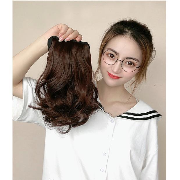 Tóc cột giả ngắn 25cm Xoăn đẹp