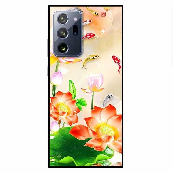 Ốp lưng dành cho Samsung Galaxy Note 20 - Note 20 Ultra - mẫu Sen Nở Và Koi