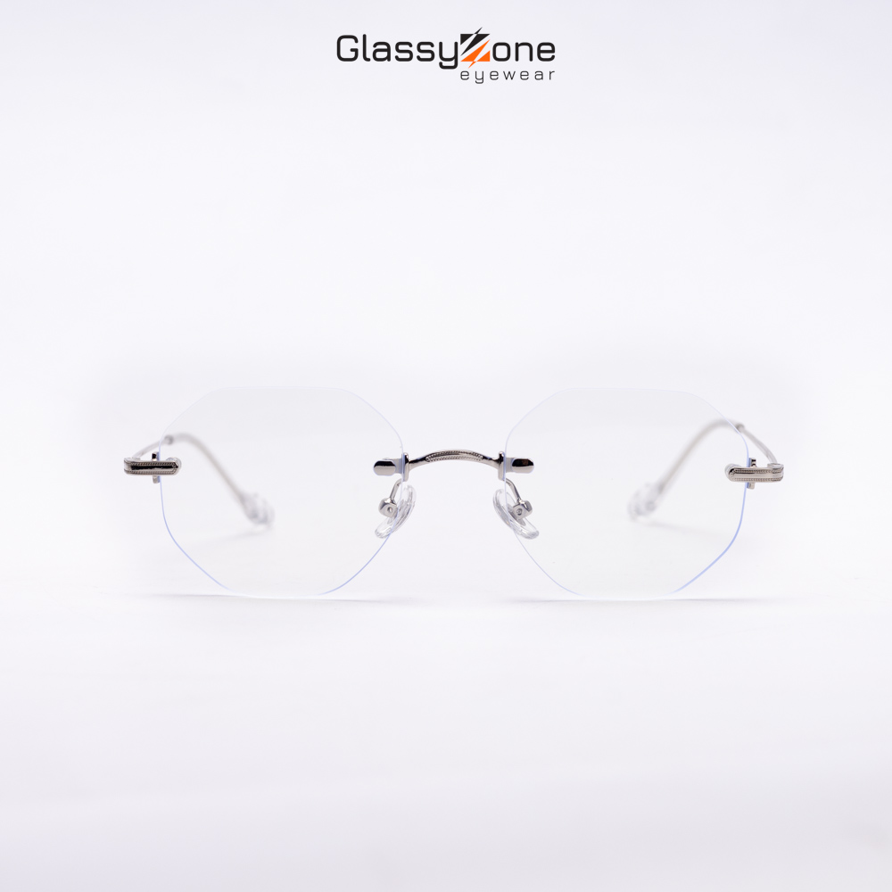 Gọng kính cận, Mắt kính giả cận kim loại Form Unisex Nam Nữ Magnus - GlassyZone