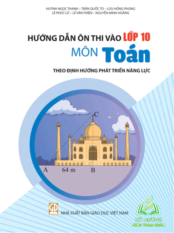 Sách - Combo hướng dẫn ôn thi vào lớp 10 môn Toán- văn- Anh (theo định hướng phát triển năng lực)