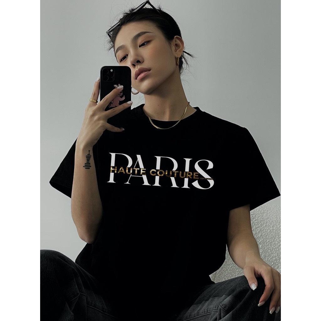 Áo Thun Nữ Paris Phong Cách Đơn Giản