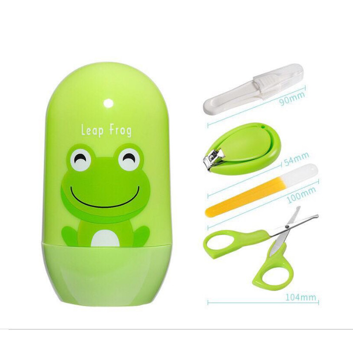 Bộ Dụng Cụ Cắt Móng Tay 4 Chi Tiết Hộp Ngộ Nghĩnh Cho Bé