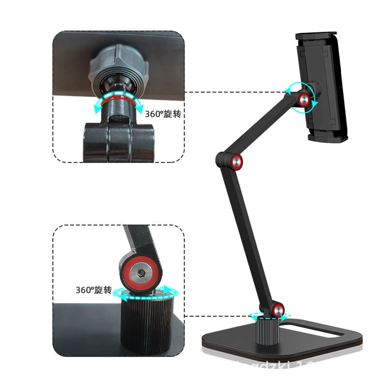 Giá Đỡ Máy Tính Bảng Điện Thoại Hợp Kim Nhôm cao cấp Creative Desktop Black