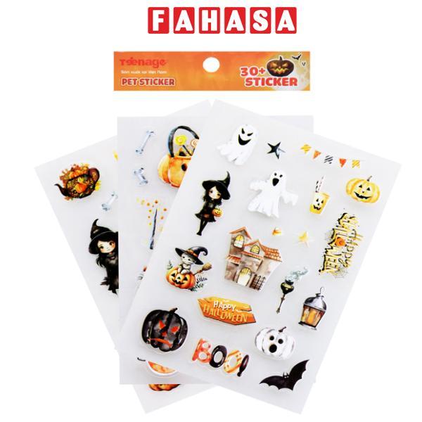 Bộ 30 Pet Sticker Halloween - Teenage SP-02