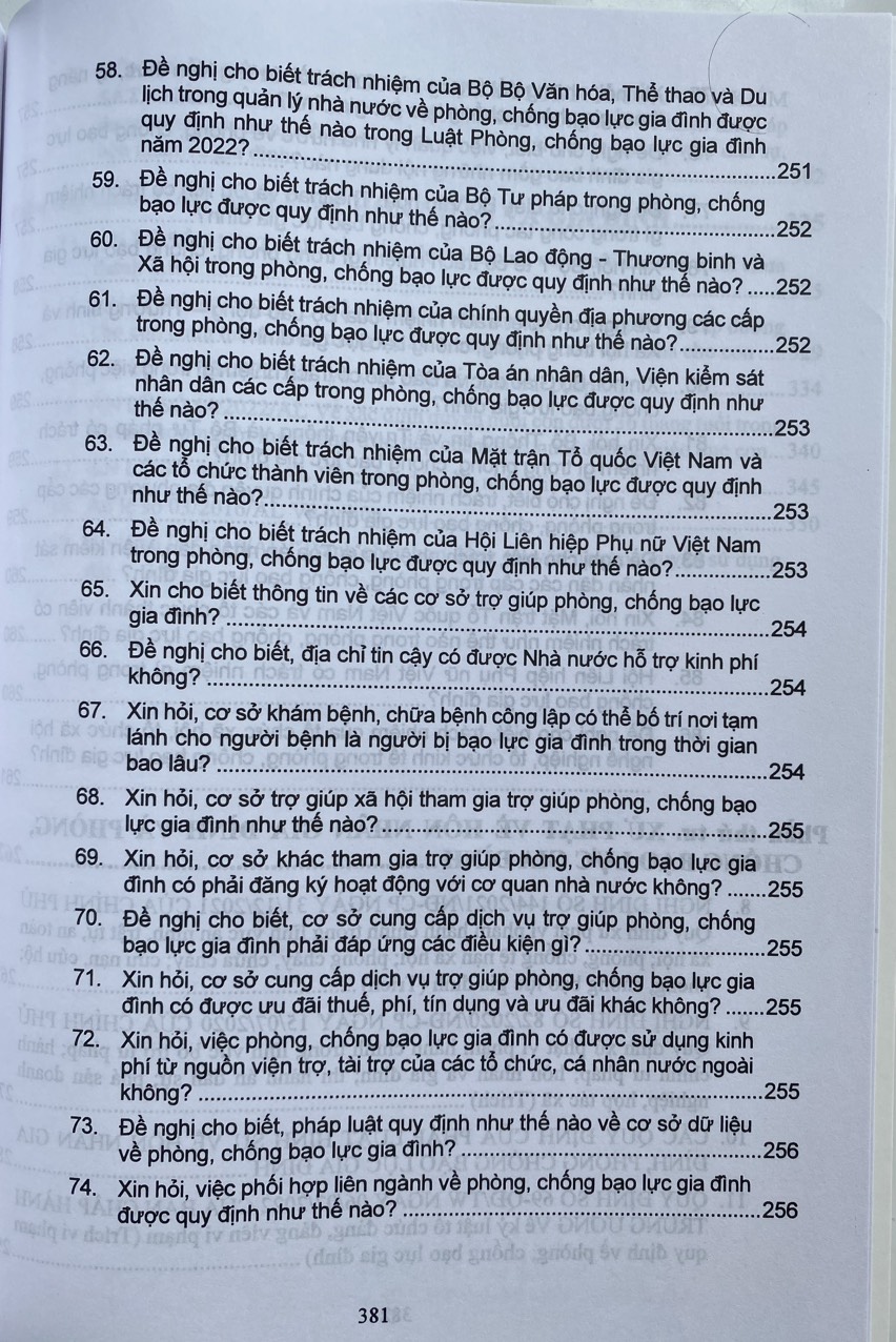 Luật Hôn nhân và gia đình - Luật phòng, chống bạo lực gia đình và 166 tình huống giải đáp pháp luật về hôn nhân gia đình