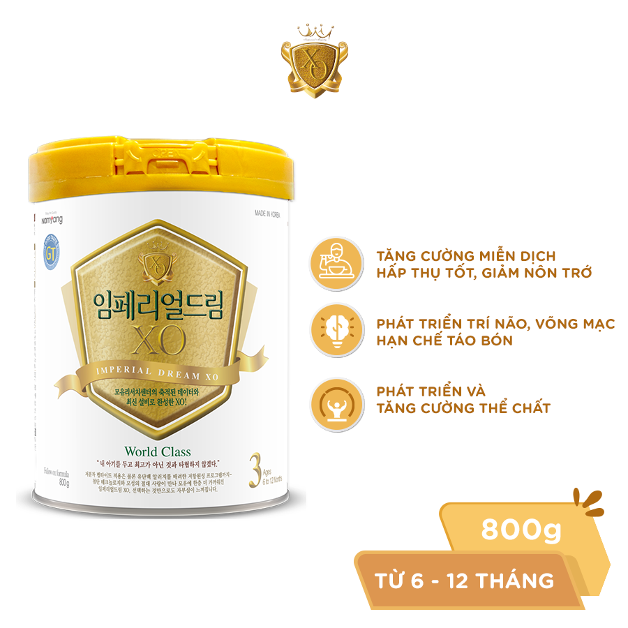 Sữa Bột Namyang Imperial Dream XO 3 GT 800g