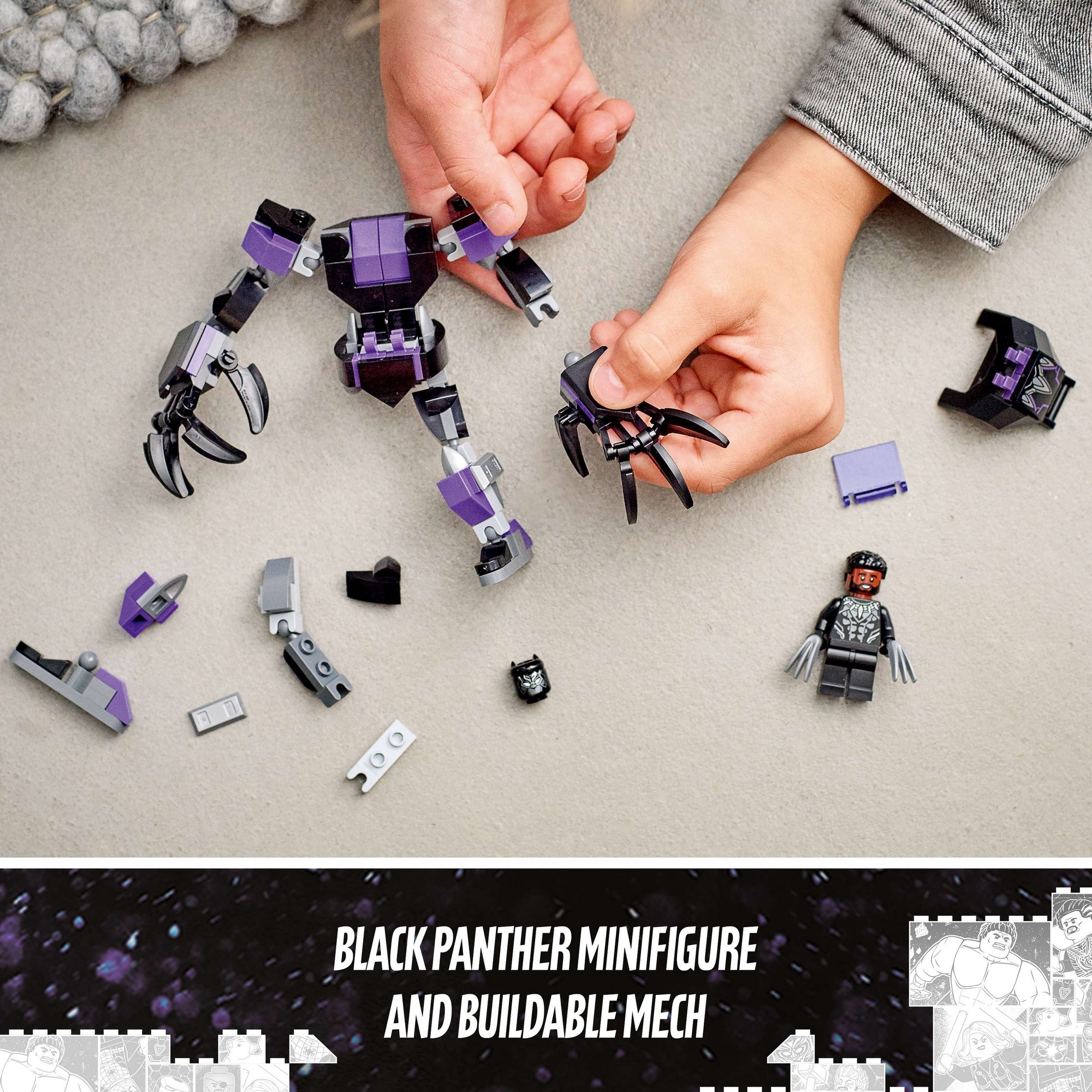 LEGO Super Heroes 76204 Chiến giáp Black Panther