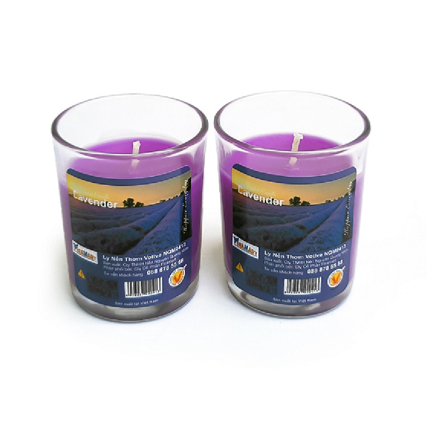 Combo 2 ly nến thơm votive Miss Candle FTRAMART NQM0413 (Chọn mùi hương)