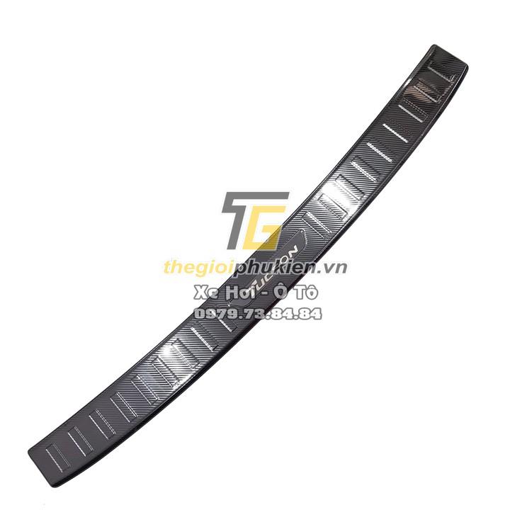 COMBO Nẹp bước chân và ốp chống trầy cốp Hyundai Tucson vân Carbon