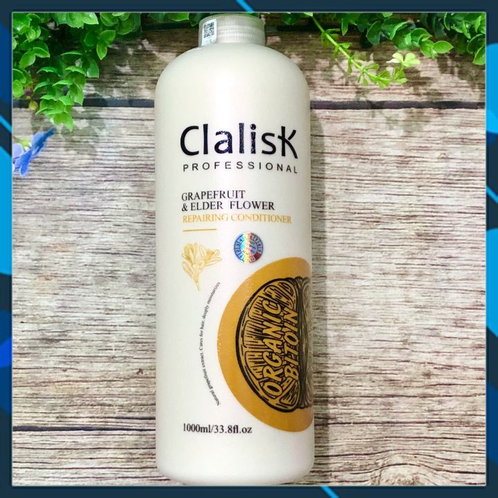 DẦU XẢ BƯỞI CLALISK REPARING GRAPEFRUIT PHỤC HỒI MỀM MƯỢT NGĂN RỤNG MỌC TÓC 1000ML