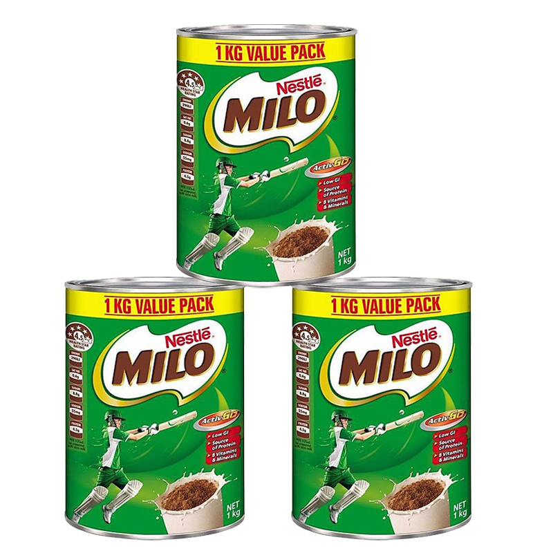 Combo 3 Sữa Milo Australia Nestlé ( 1000g x 3) - Nhập khẩu Australia, cung cấp nguồn năng lượng dồi dà, tăng cường thể lực - QuaTangMe Extaste