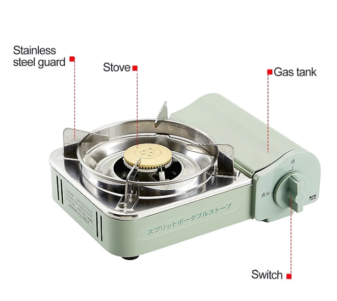Bếp gas Fujijiro Mini xách tay du lịch cho gia đình
