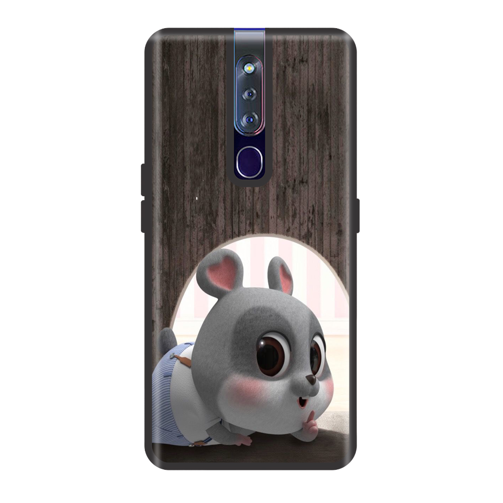 Ốp lưng TPU viền dẻo cho điện thoại OPPO F11 PRO Hình Chuột Tết 2020 - Mẫu 19