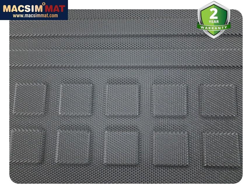 Thảm lót cốp Ford Explorer 2013-2017 nhãn hiệu Macsim chất liệu TPV cao cấp màu đen