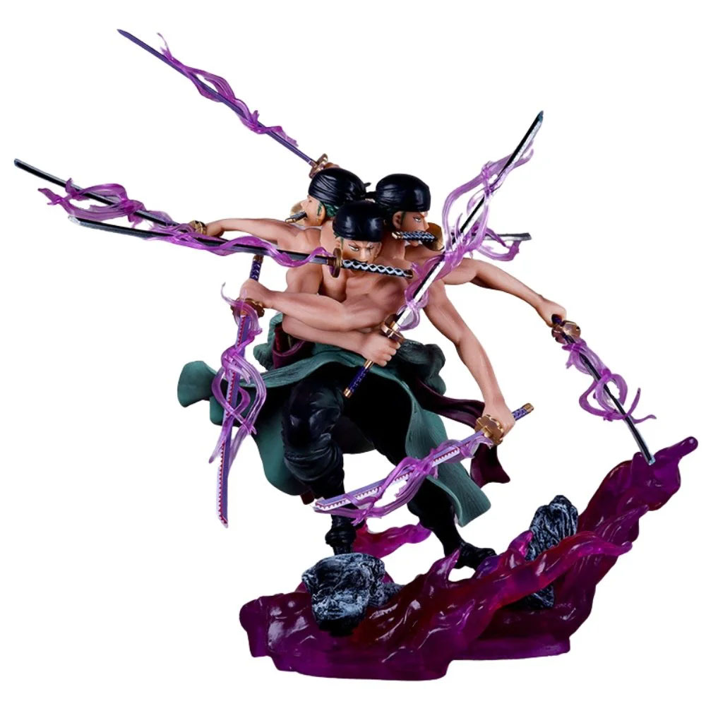 Mô Hình OnePiece Zoro 3 đầu 6 tay siêu ngầu - Cao 33cm - Figure OnePiece