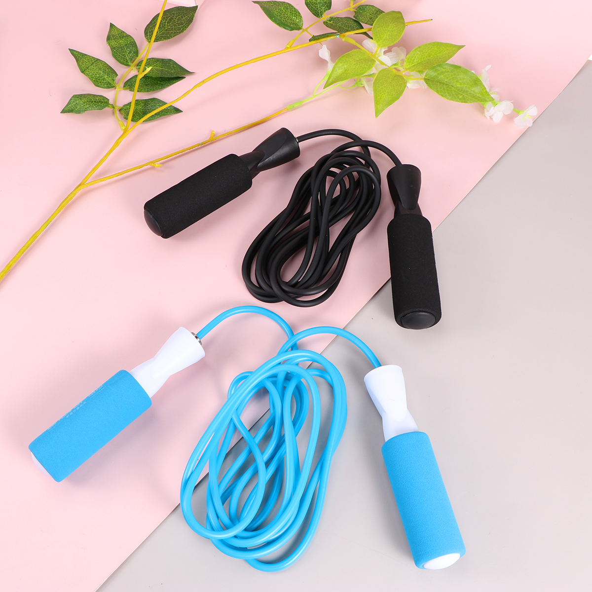 Có Thể Điều Chỉnh Mang PVC Dây Nhảy Dây Thép Bỏ Qua Dây Nhảy Tập Gym Fitnesss Thiết Bị