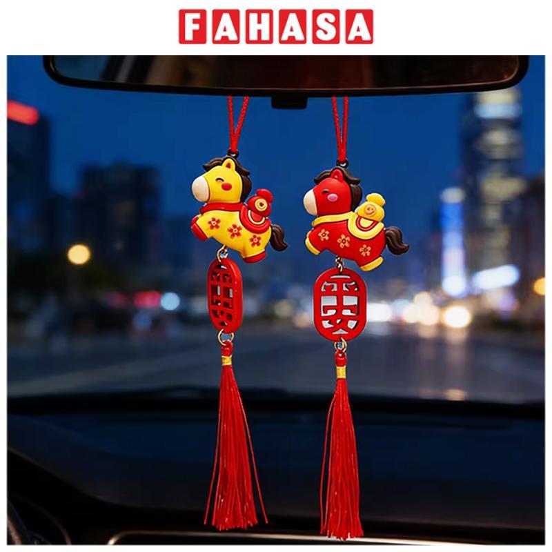 Móc Treo Hình Ngựa Kèm Hộp - Trang Trí Tết - PAM01 - Màu Đỏ