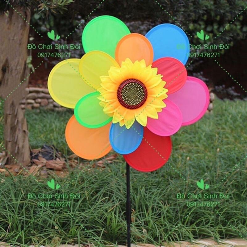 chong chóng gió lớn 40 cm 2 tầng -hình nhân vật hoạt hình - 1 cái