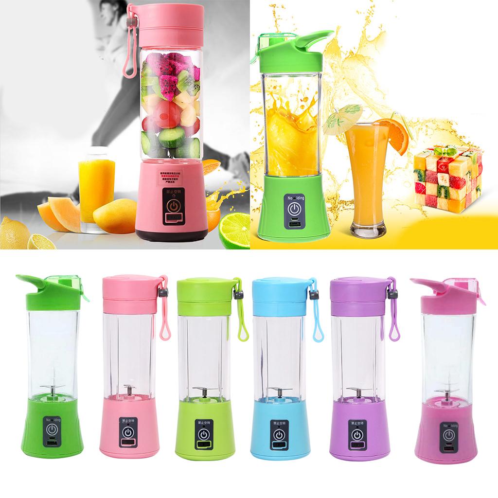 USB Juicer Cup Portable Juice Blender Household Fruit Mixer - Fruit Mixing Machine with USB Charger Cable for Superb Mixing