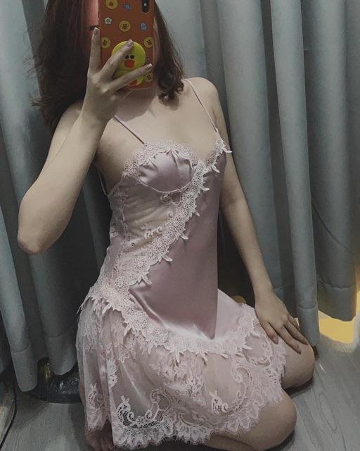 Váy Ngủ Satin Luạ cao cấp Joli 903