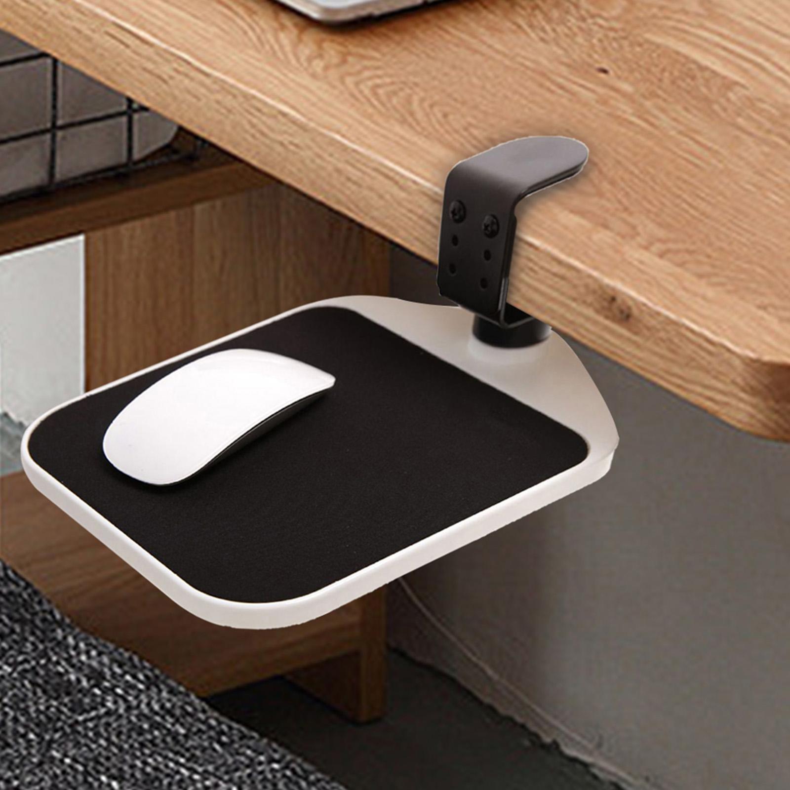 Adjustable Mouse Pad Clip On Desktop Device Holder Table Mount for Work Home