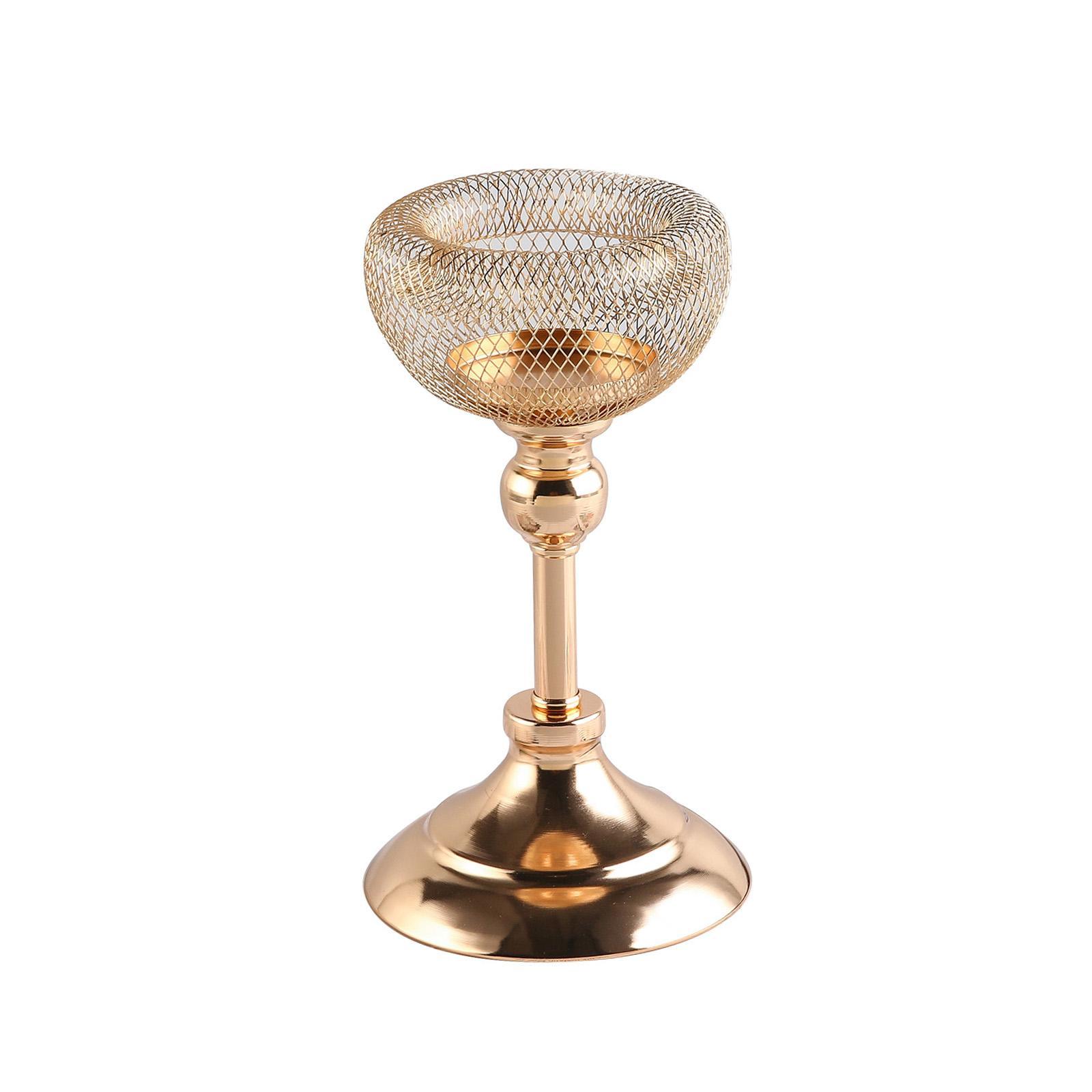 Pillar Candle Holder Pillar Candle Stand Decorative Elegant European Style Home Decor Tealight Holder Candlestick Holders for Wedding Mantel