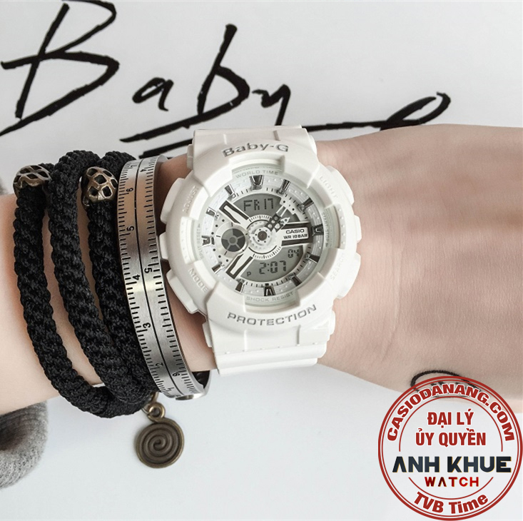 Đồng hồ nữ dây nhựa Casio Baby-G chính hãng BA-110-7A3DR