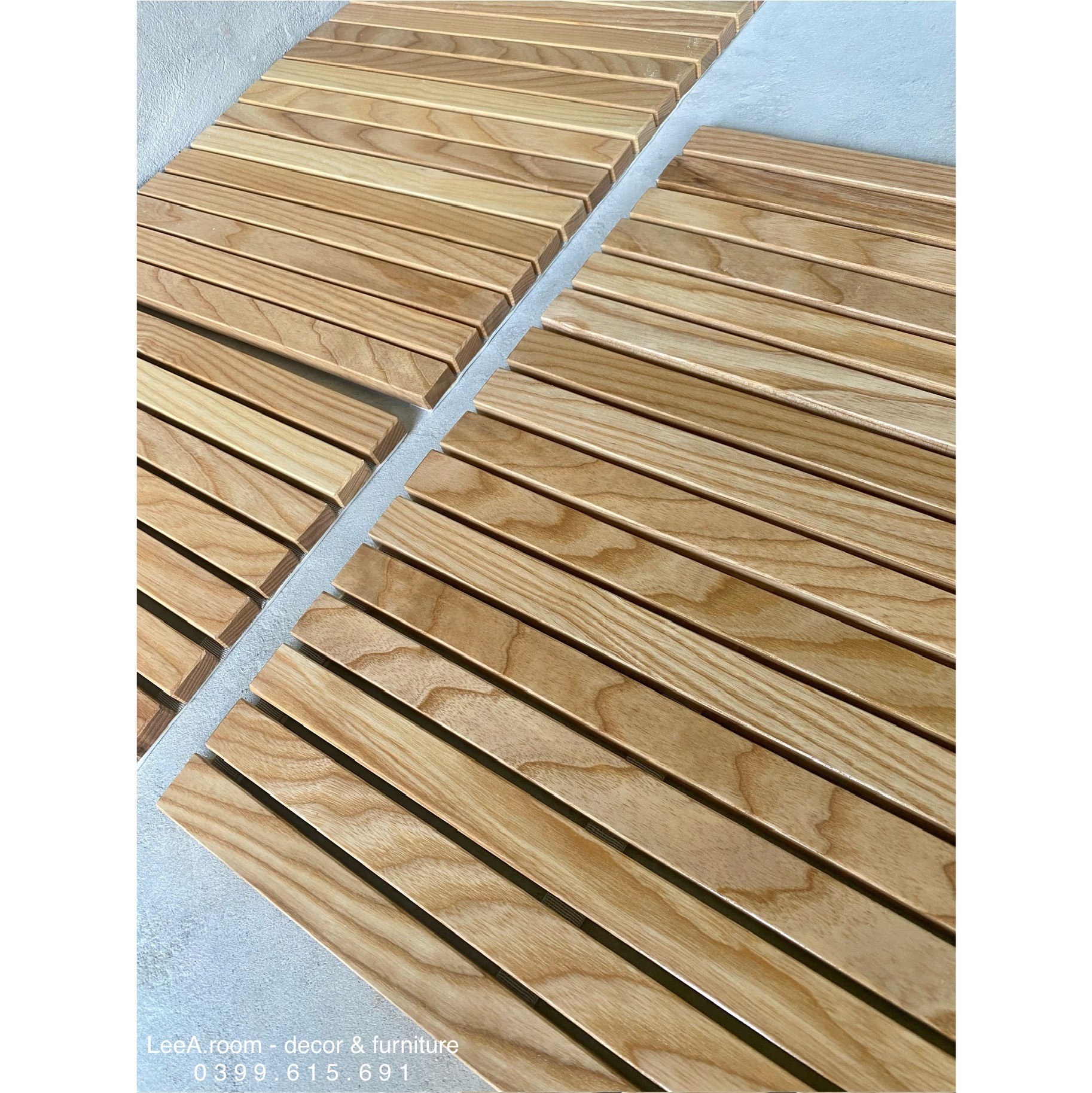 Thảm gỗ Ash/ Thảm gỗ cuộn thông minh/Tấm lót sàn phòng tắm bằng gỗ chống thấm cao cấp