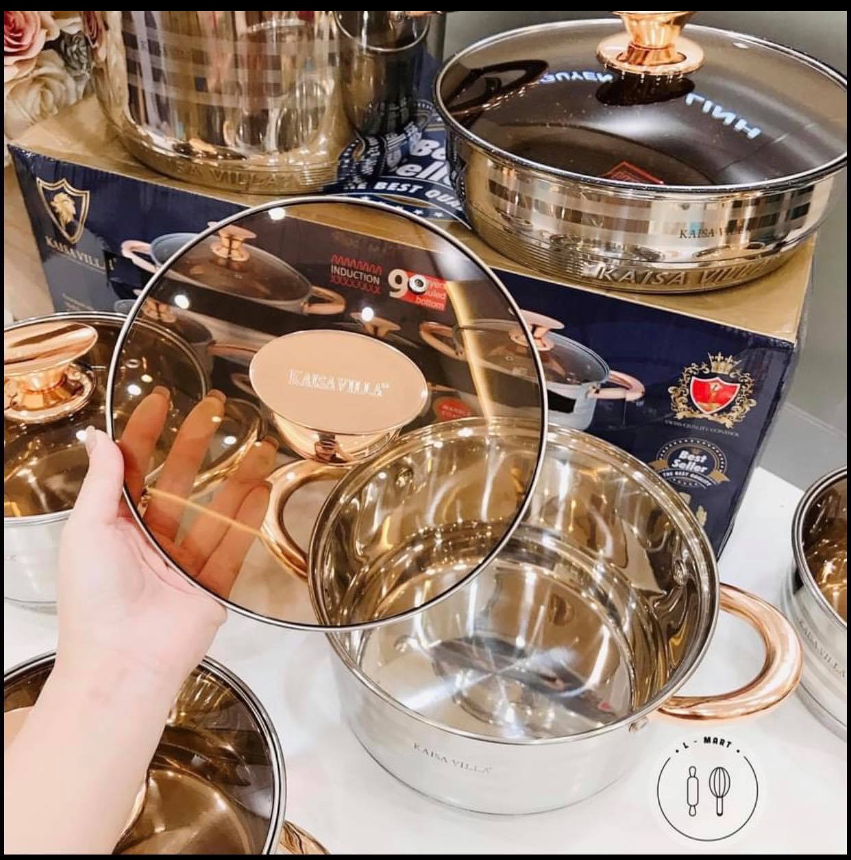 Bộ nồi KAISAVILLA 6 món 12 chi tiết