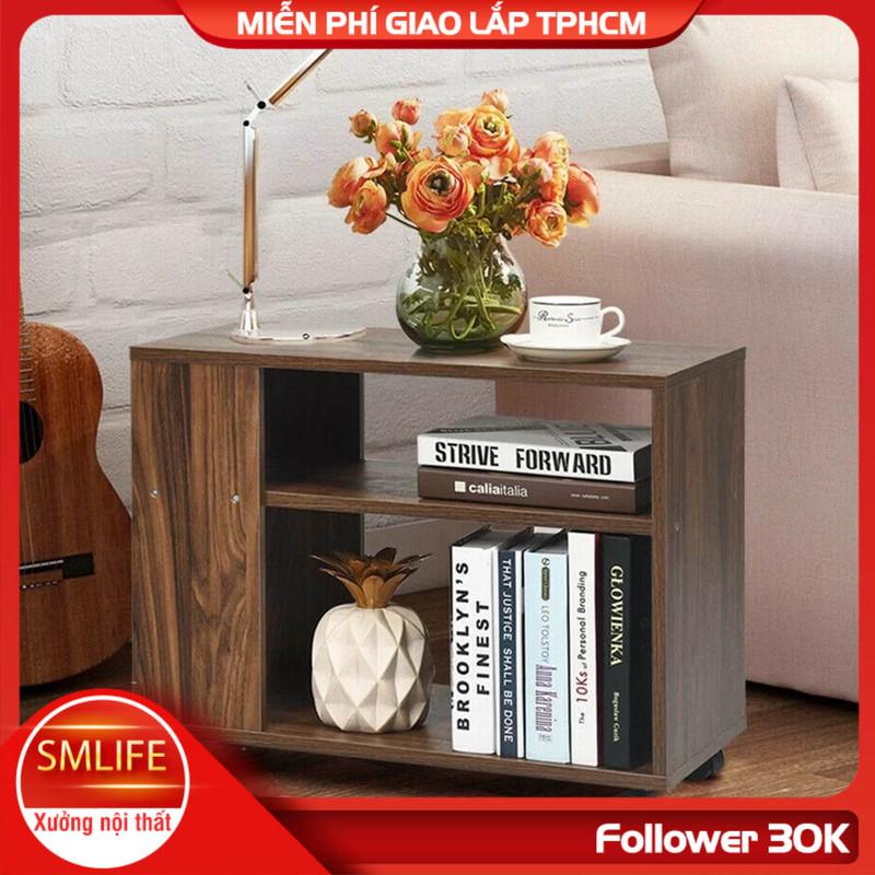 Bàn gỗ cạnh Sofa hiện đại SMLIFE Sacher