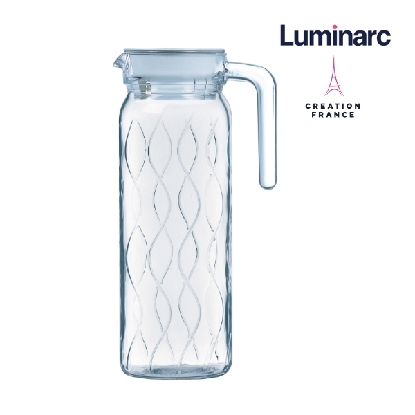 Bình Thuỷ Tinh Luminarc Dona Embossment Wave 1L - LUDOQ0433