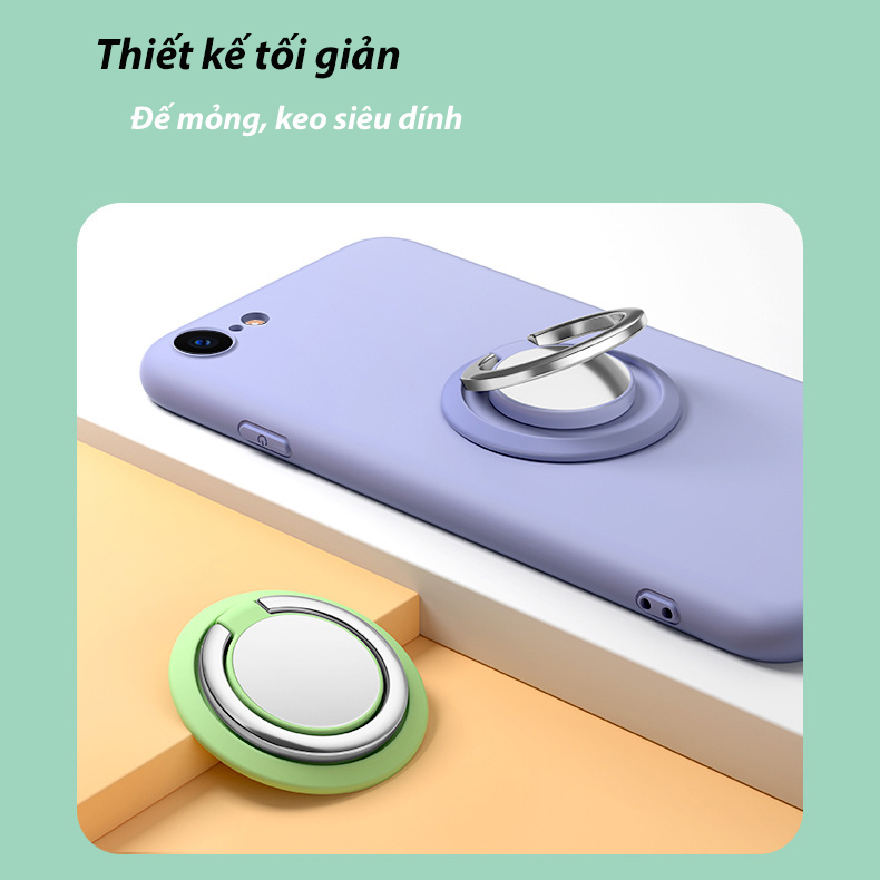 Nhẫn điện thoại GADO giá đỡ điện thoại ring phone Coobowe móc ngón tay xoay 360