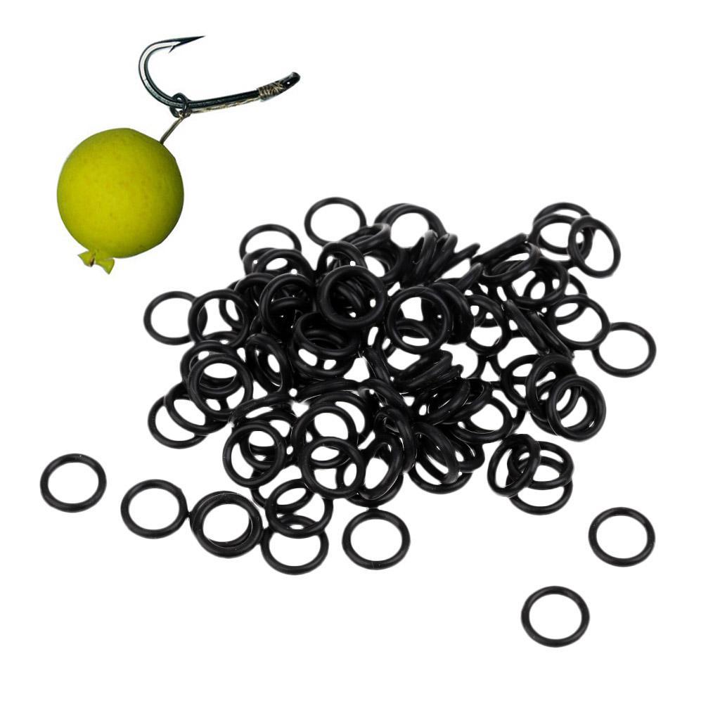 100pcs/lot Carp Fishing Round Rig Rings Terminal Tackle Quick Change O Rings