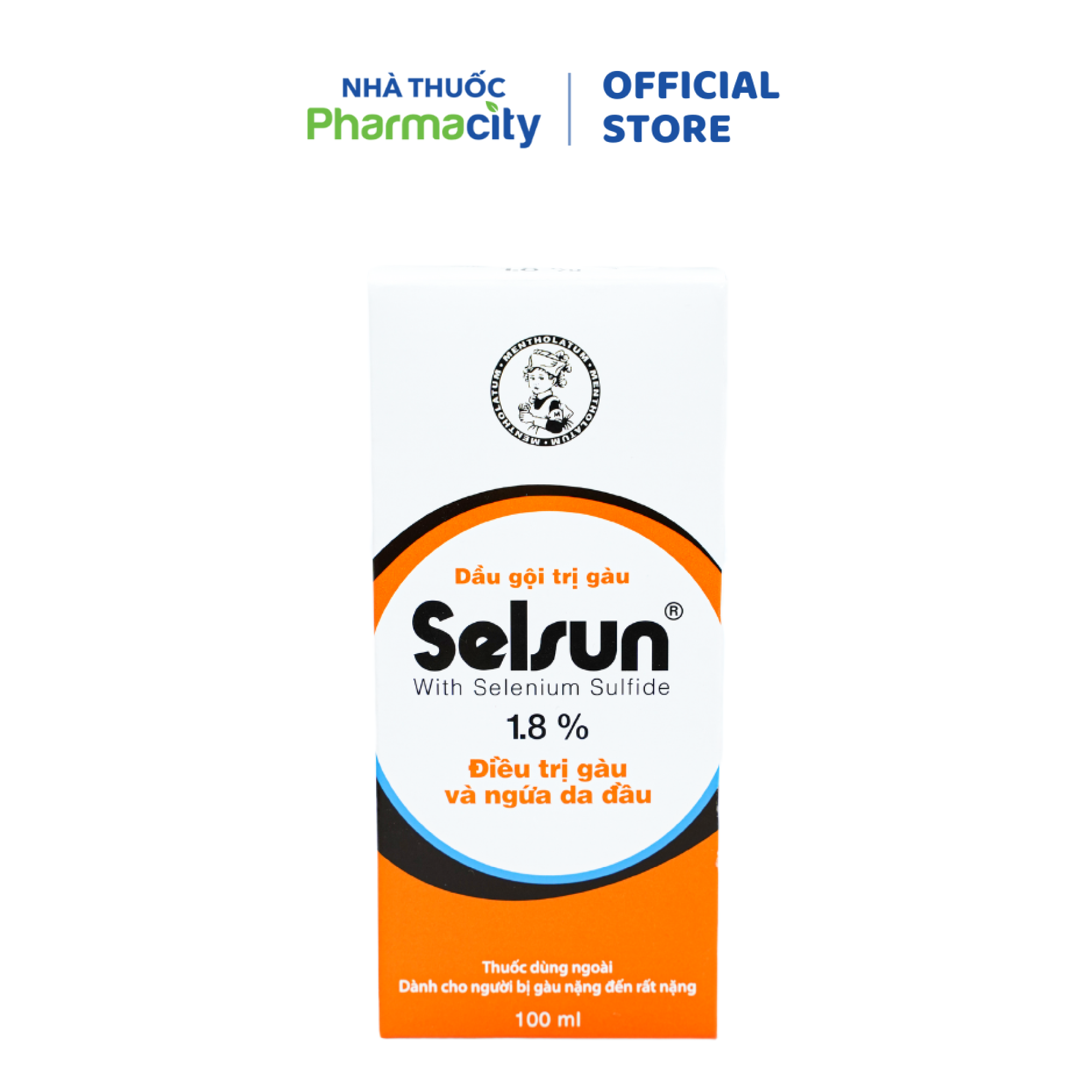 Dầu gội hỗ trợ điều trị gàu, hết ngứa da đầu Selsun 1.8% (100ml)
