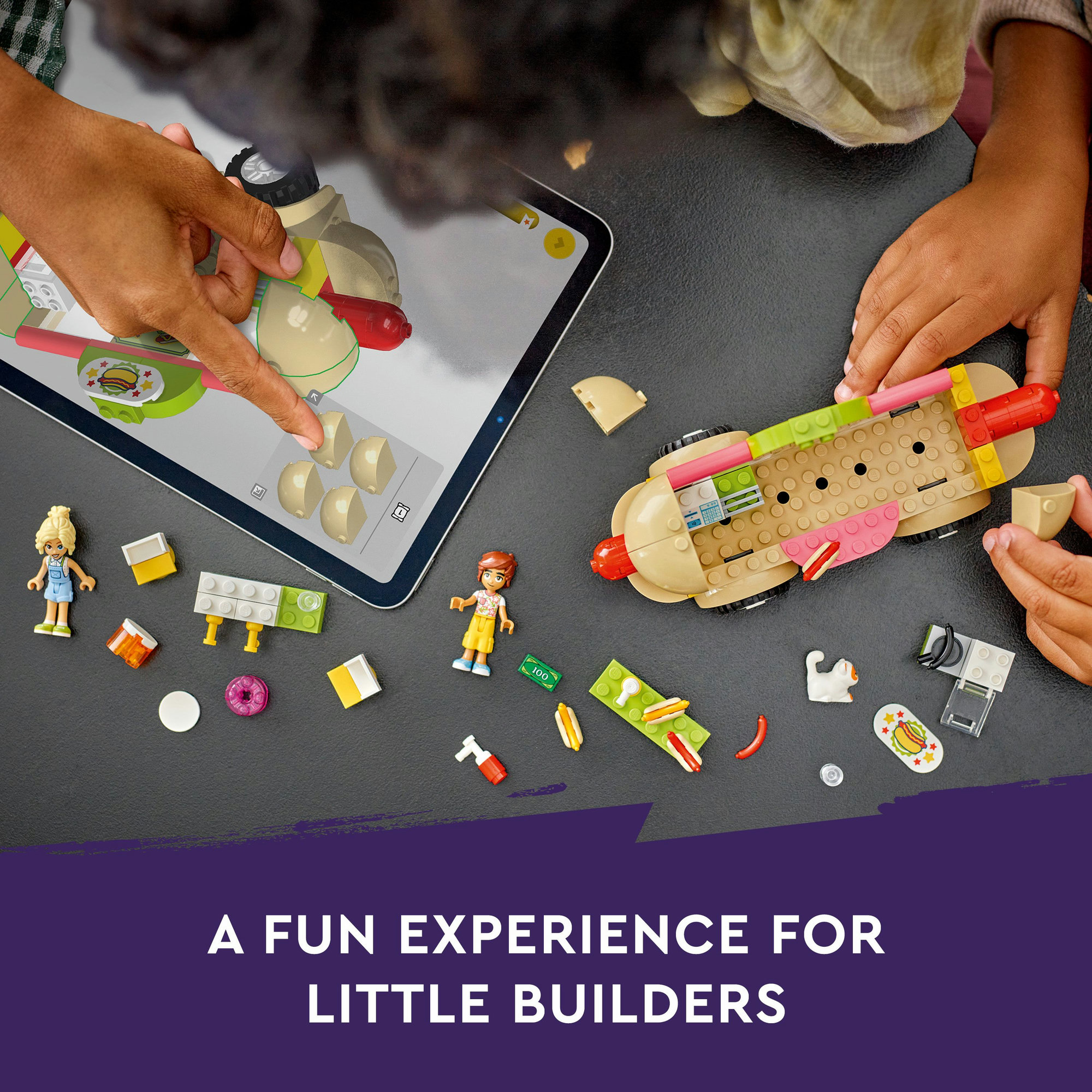 LEGO FRIENDS 42633 Đồ chơi lắp ráp Tiệm bánh hot dog lưu động (100 chi tiết)
