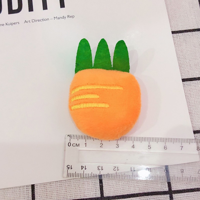Gấu bông mini gấu dâu - gấu pooh 5,5cm siêu cưng, dùng để trang trí túi xách, kẹp tóc handmade, máy gắp thú mini