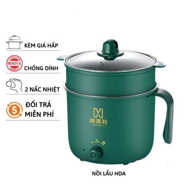 Nồi lẩu mi ni , ca nấu mì đa năng 2 tầng cao cấp mang ngàn tiện năng.