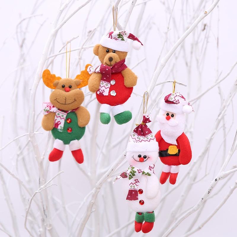 Búp bê vải treo trang trí cây thông Giáng Sinh