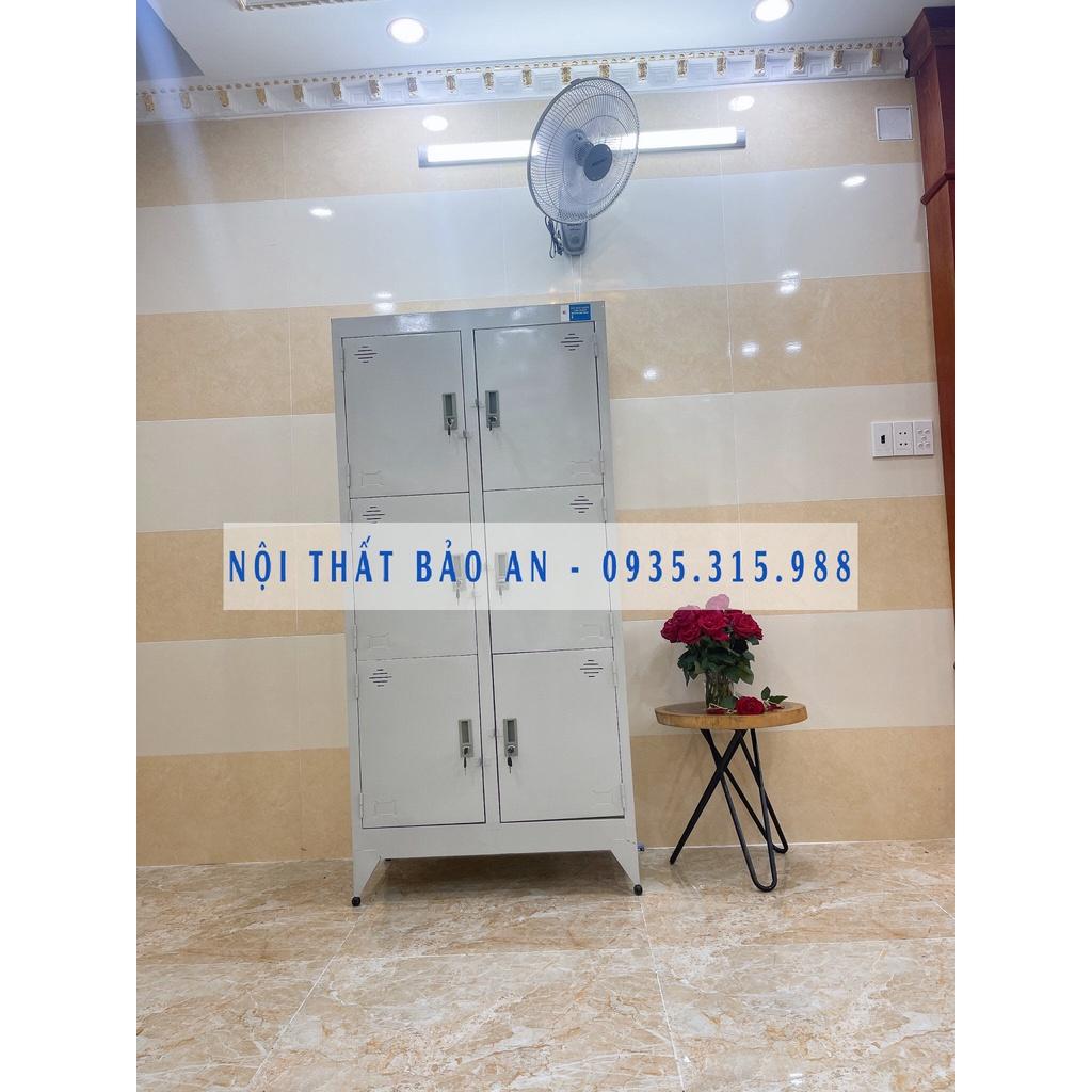 Tủ hồ sơ văn phòng 6 cửa cao 1m8 BẢO AN