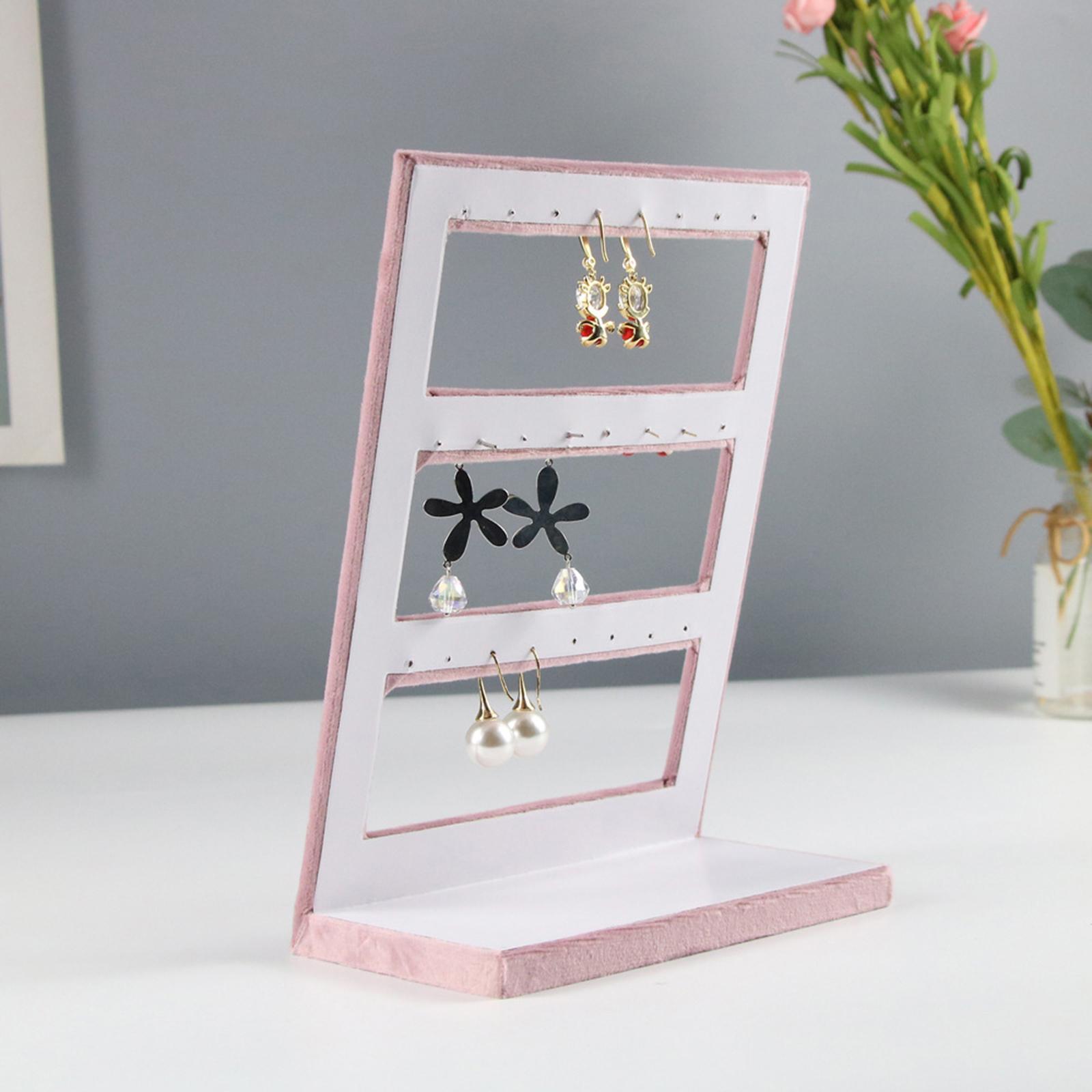 Jewelry Display Stand Organizer Holder for Dresser Showcase Earrings Holder