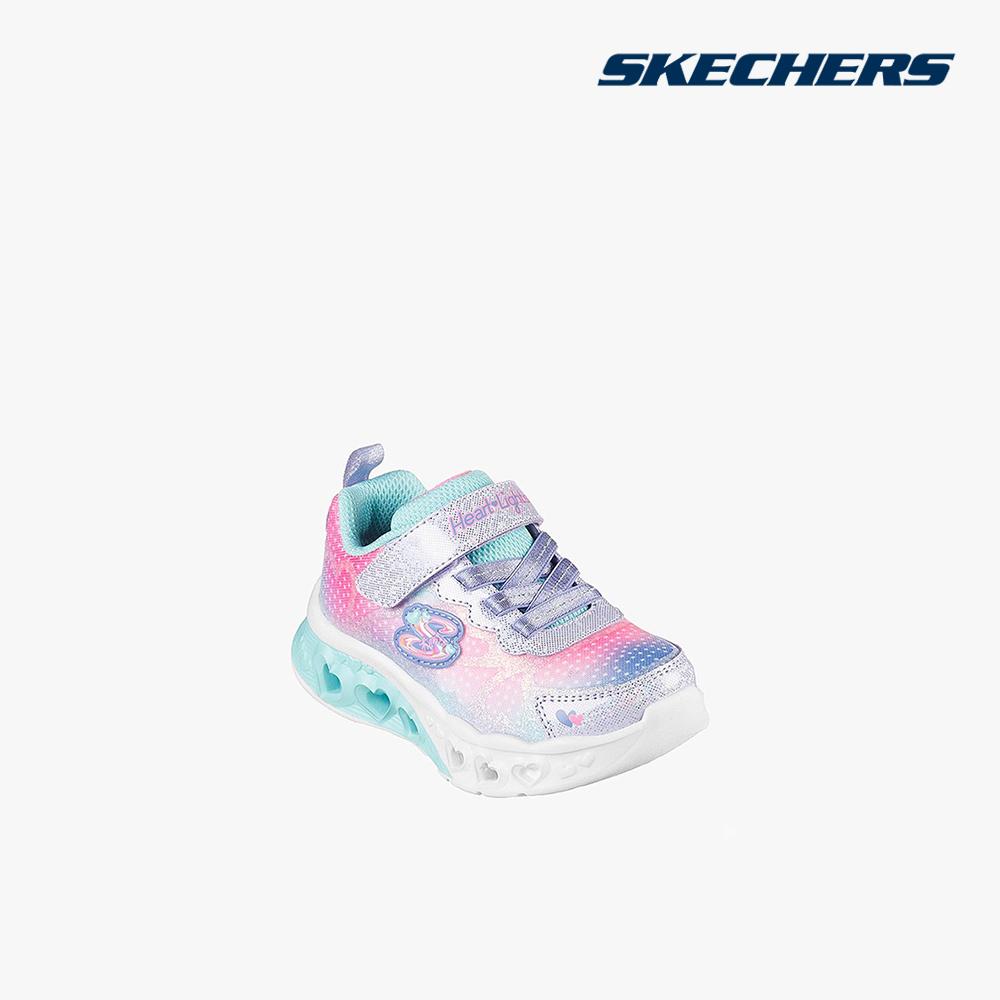 SKECHERS - Giày thể thao bé gái thắt dây Flutter Heart Lights Simply Love 302315N