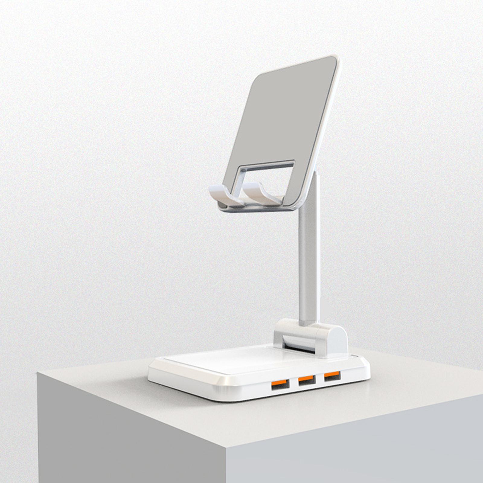 Foldable Desktop Phone Holder Charging Stand for Tablet Meeting Travel