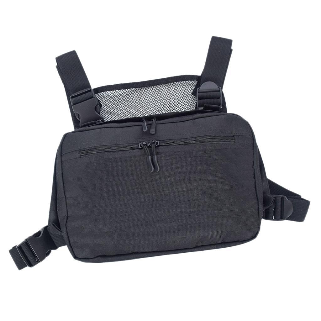 Multi-Functional Unisex Oxford Cloth Chest Rig Bag Vest Waist Bag Panny Pack