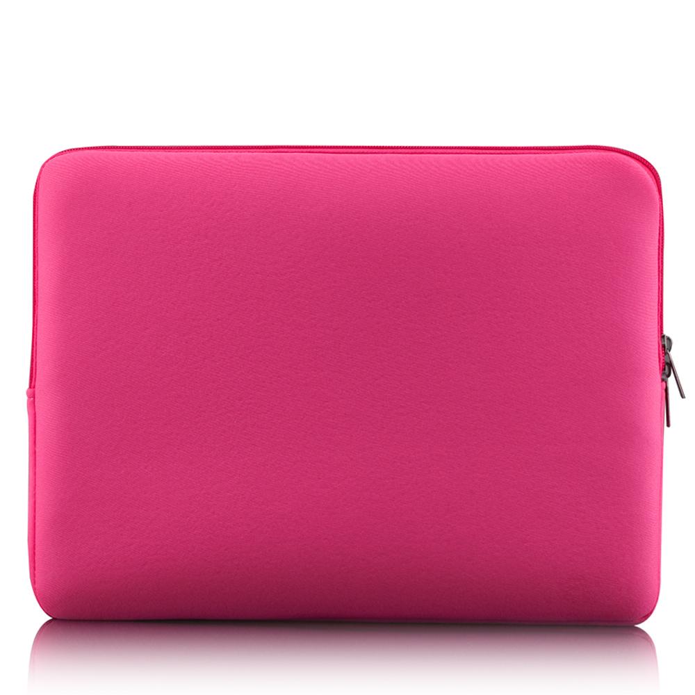 Zipper Soft Sleeve Bag Case Portable Laptop Bag Replacement for 11 inch MacBook Air Ultrabook Laptop Pink