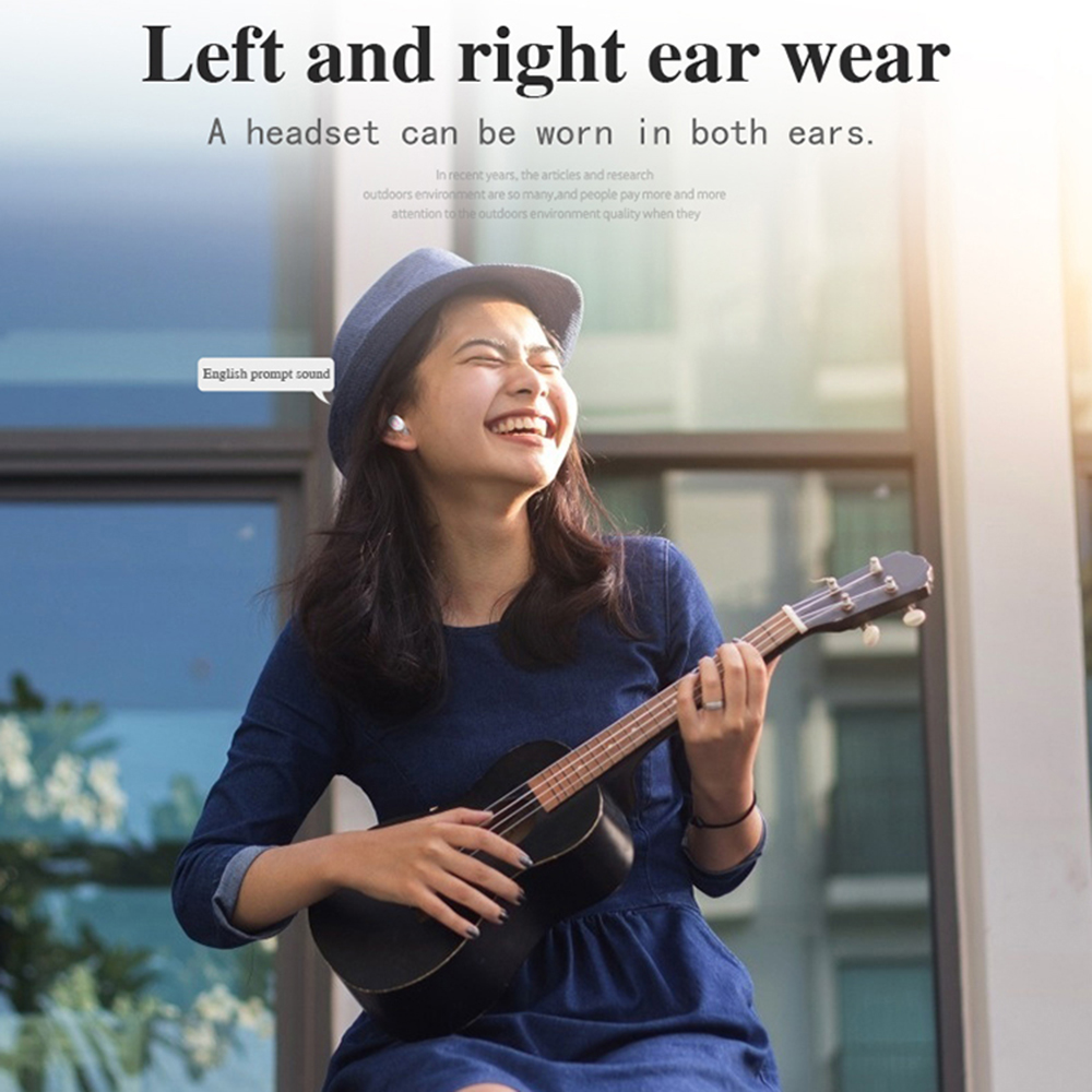 Tai Nghe Nhét Tai Không Dây Bluetooth TWS 5.0 Âm Thanh Nổi EDR Có Hộp Sạc Mic