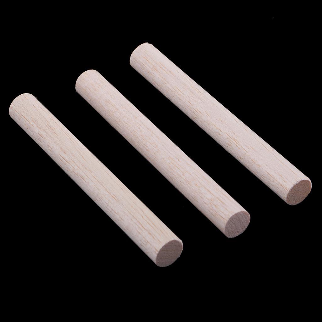 2x 5/10x Balsa Wood Dowel Rod Stick DIY Craft Model Wood Building Constructions