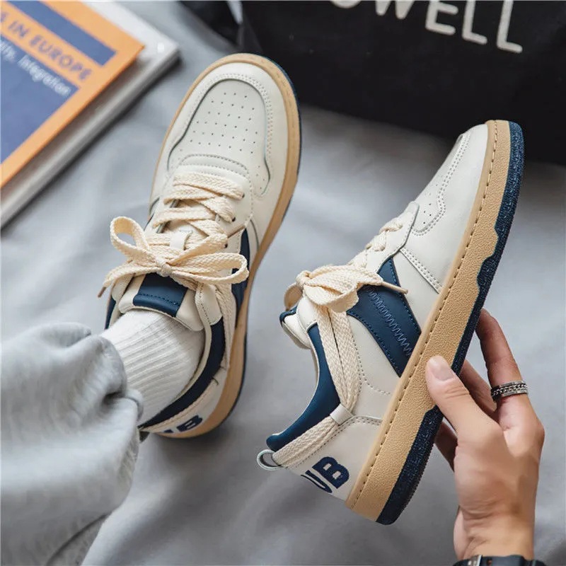 Giày Thể Thao Nam AZARA - Sneaker Màu Xanh Lá - Xanh Lam, Dễ phối đồ, Vải Thoáng Khí   - G5513