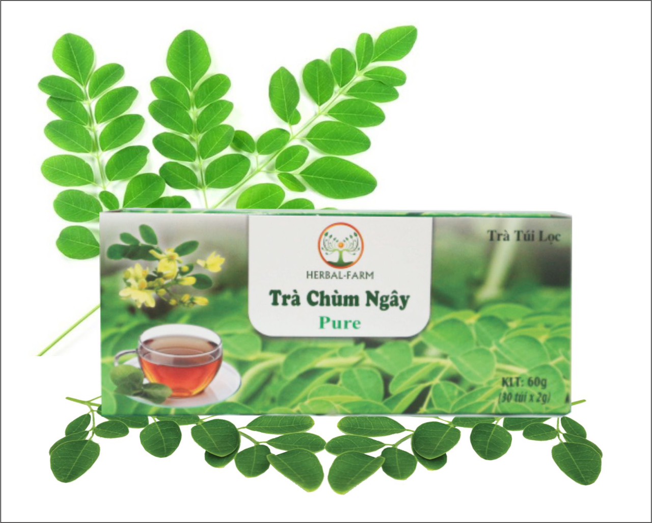 TRÀ CHÙM NGÂY HERBAL FARM TÚI LỌC