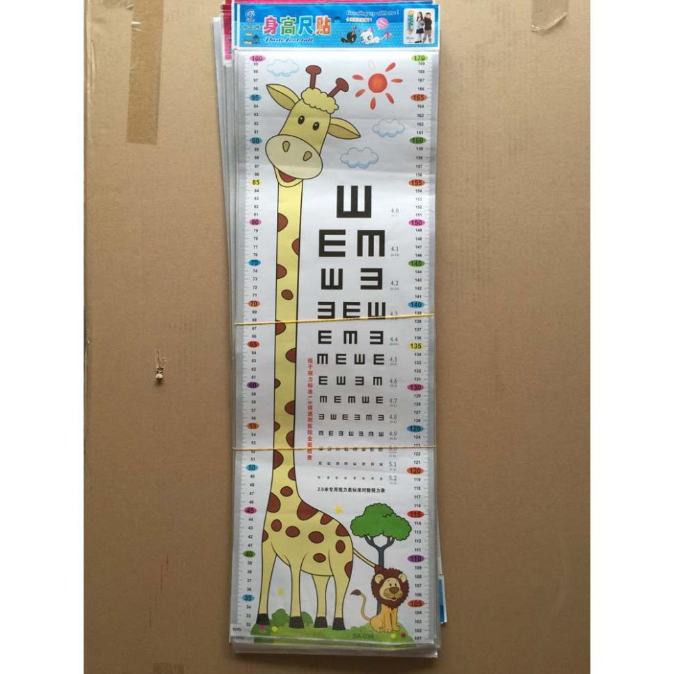 Decal Dán Tường Đo Chiều Cao Cho Bé